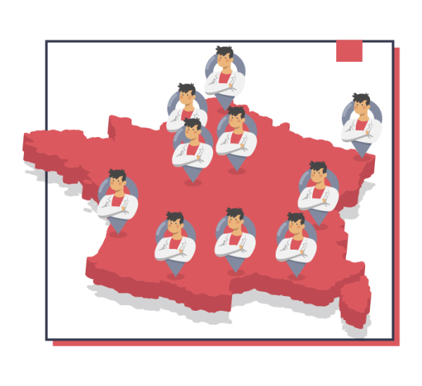 10 premiers départements en termes d’effectifs de médecins nouvellement inscrits